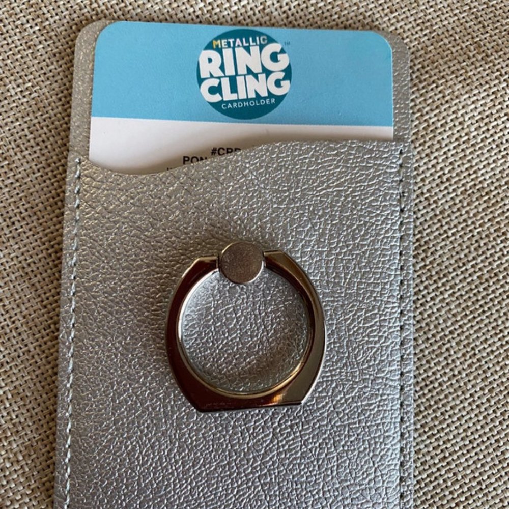 Cell phone ring cling